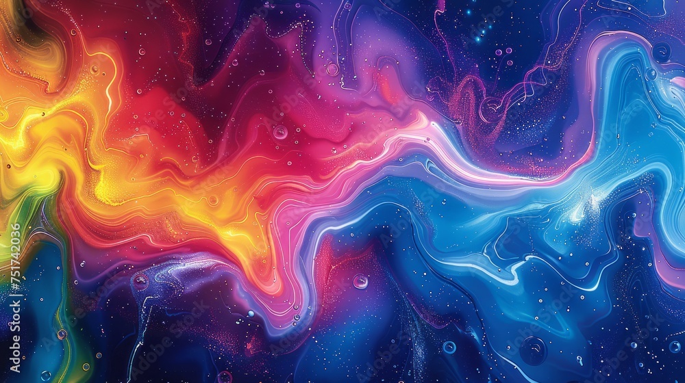 Vibrant Abstract Background in Blue, Pink, and Orange Vibrant Abstract Background in Blue, Pink, and Orange