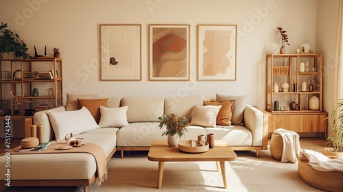 elegant home interior room © vectorwin