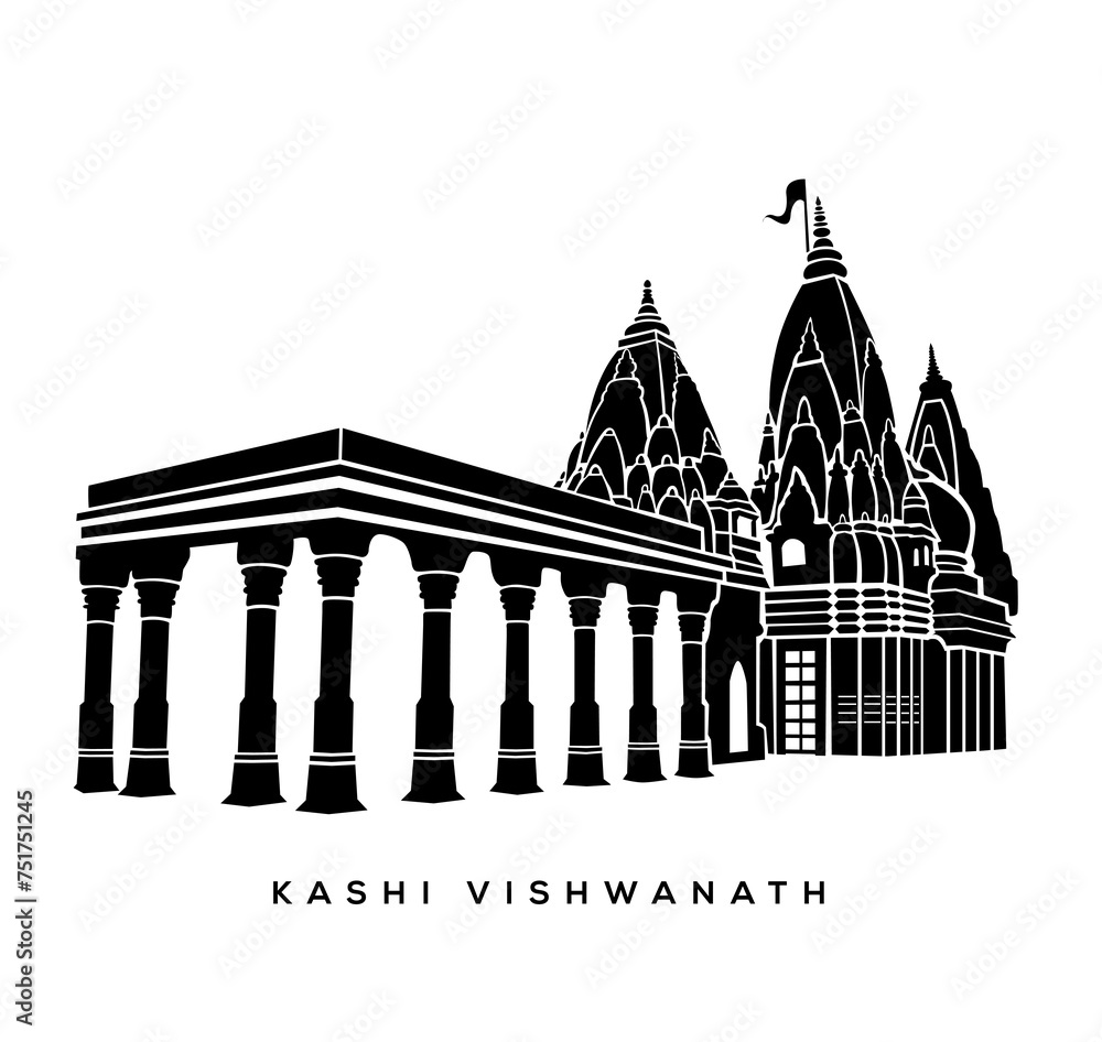 Kashi Vishwanath temple icon