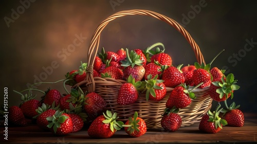 sweet strawberry basket