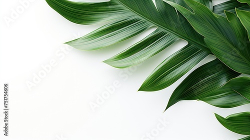 exotic tropic leaves background