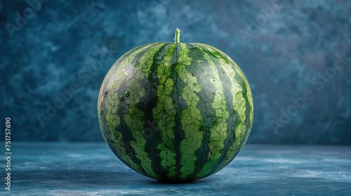 sweet watermelon blue background