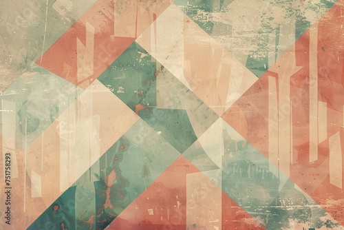 Nostalgic Vibes: Vintage Abstract Background in Classic Vintage Colors for Retro Appeal