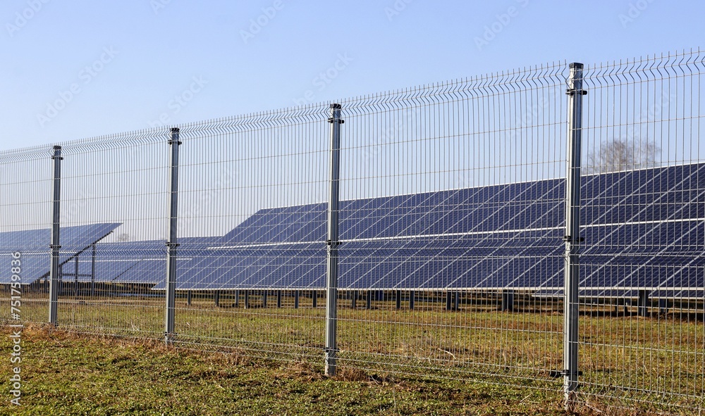 Fototapeta premium solar power ecology energy panels