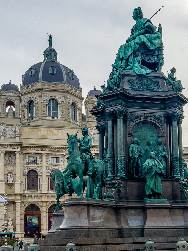 Obraz premium Cityscape and street view of Vienna, Austria