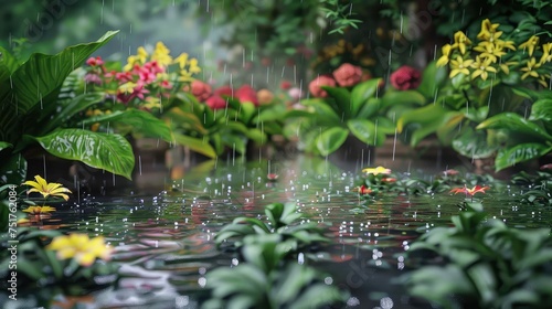 landscaping rain garden
