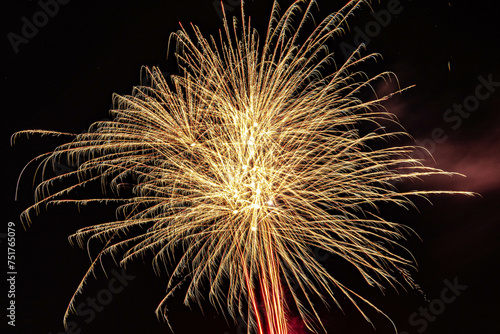 Fireworks are a class of low explosive pyrotechnic devices used for aesthetic and entertainment purposes