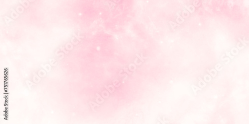Abstract magenta watercolor design. White and pink background