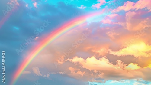 Rainbow and sky background  © Werckmeister
