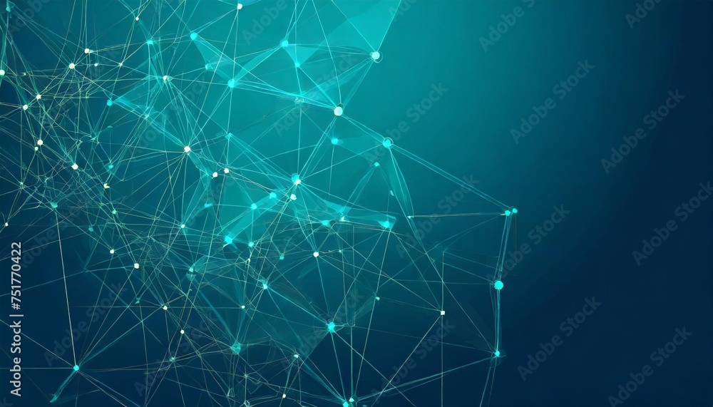 abstract connection background with lines and dots geometric network connection