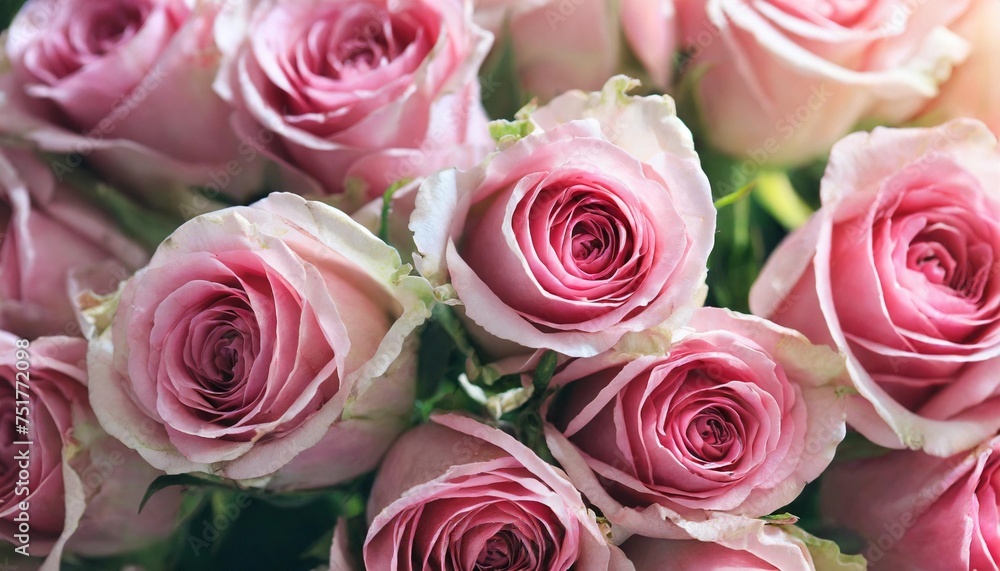 background of pretty pink roses