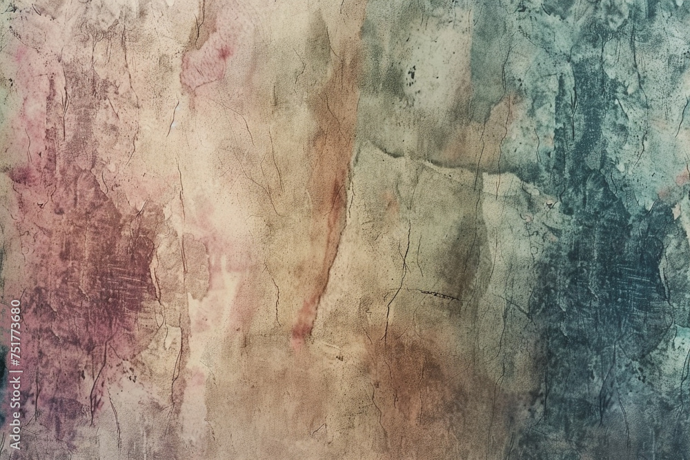 Illustrate a mottled background inspired by the texture of aged paper, with subtle variations in color and texture that suggest historical documents or vintage manuscripts - obrazy, fototapety, plakaty 