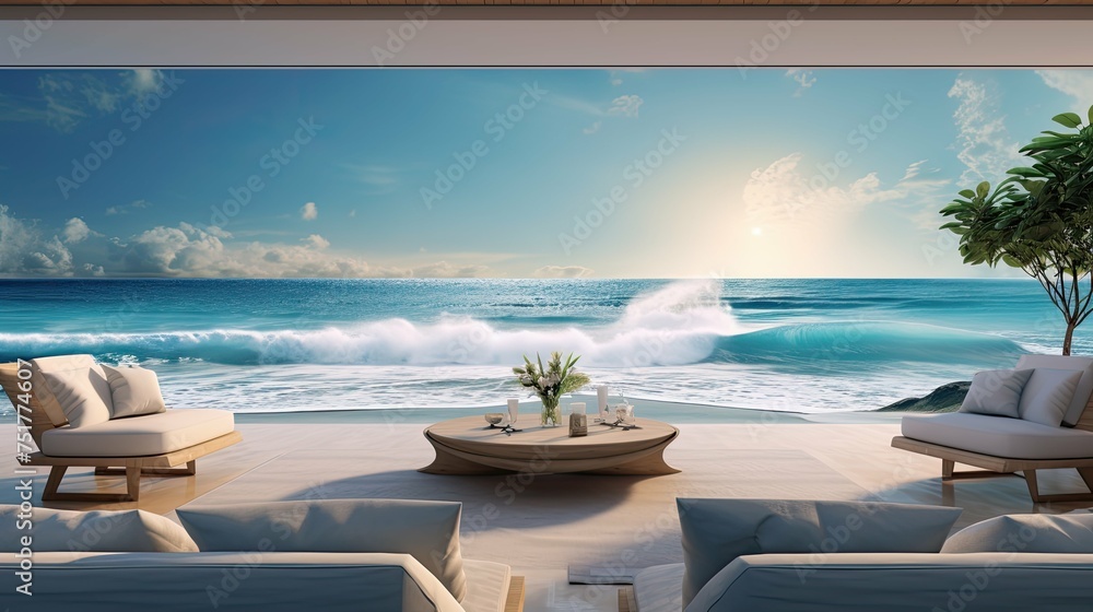 Fototapeta premium design wave luxury background