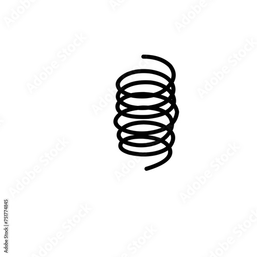 Spiral spring vector 