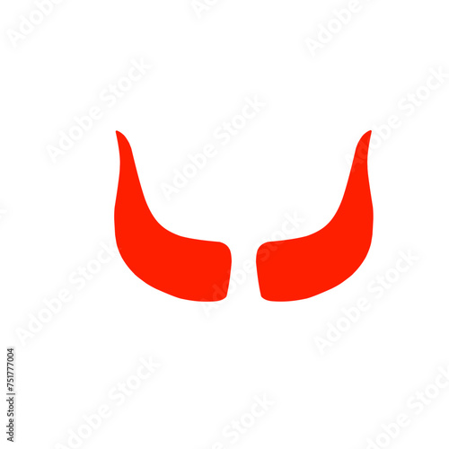 Devil horn Vector icon