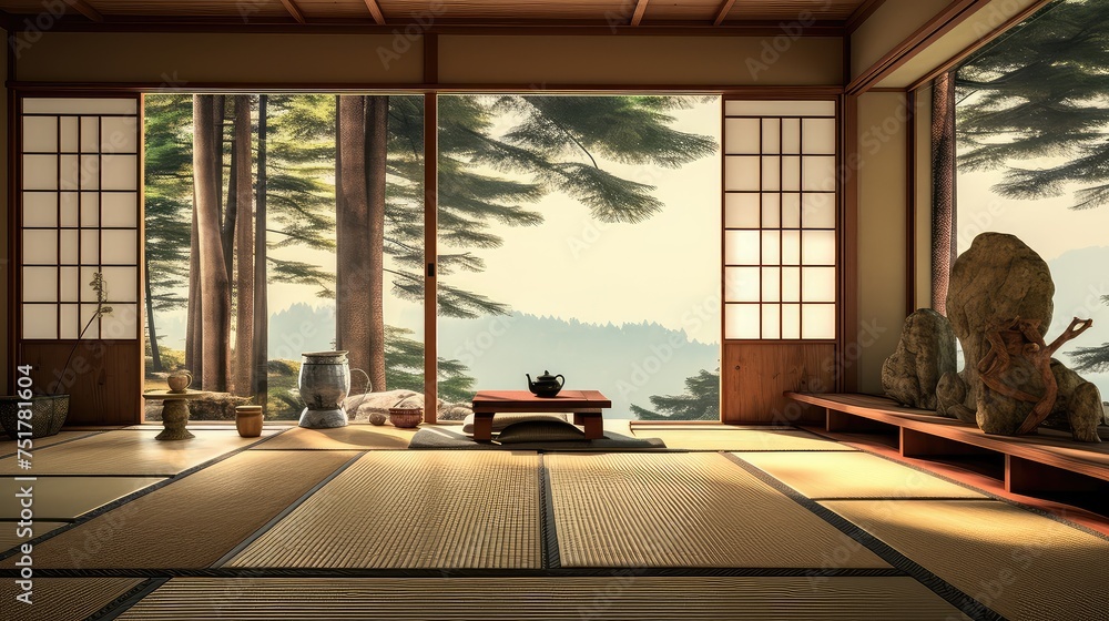 Fototapeta premium traditional layout japanese background