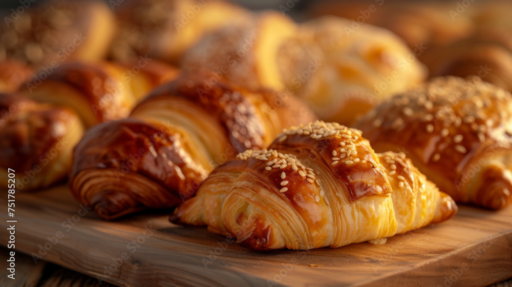 close-up view of a pastry with a raspberry swirl design, resting on a wooden surface close-up view of a pastry with a raspberry swirl design, resting on a wooden surface