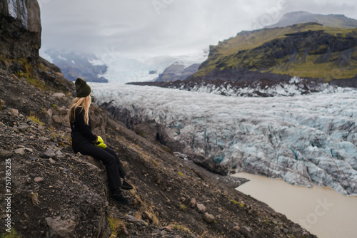 Fotografie Traveling and exploring Iceland landscapes and travel destinations