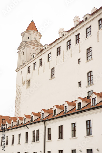 Main castle of Bratislava, capital of Slovakia. Beautiful european architecture.