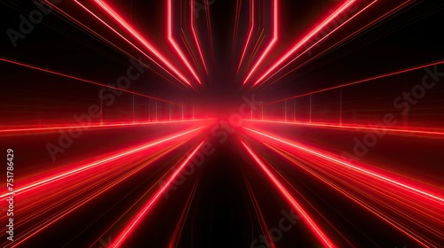 glowing red neon background