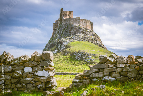 Lindisfarne Castle on Holy Island.