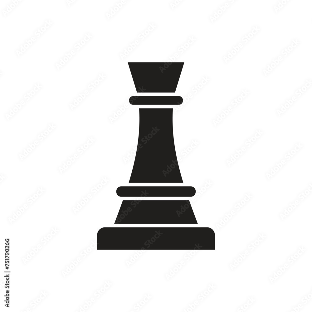 Chess icon design, isolated on white background, vector illustration