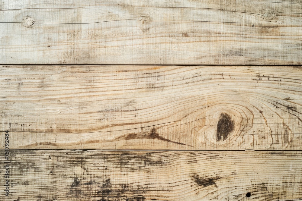Fototapeta premium Light Kaya Wood Paneling: Plain Background Texture, AI Generative 