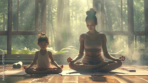 connection mom child yoga