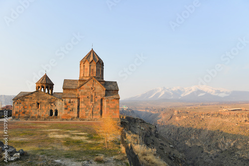 The Hovhannavank Monastery in Ohanavan, Aragatsotn Province, Armenia