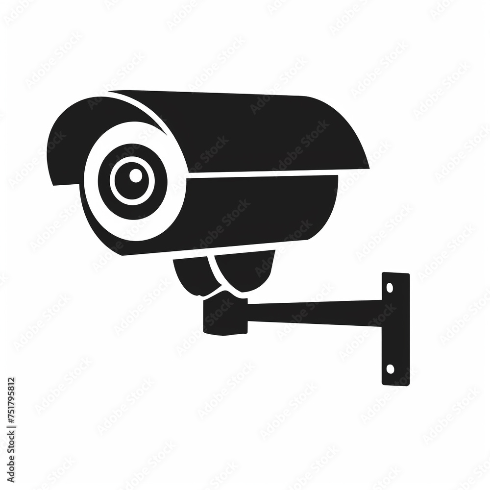 security camera isolated on white security camera isolated on white