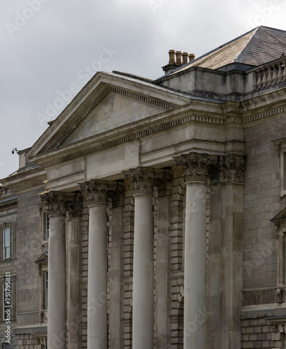  Trinity College, Campanile, Library Square, Ireland's oldest university. Dublin, Ireland. © MARIA ALBI