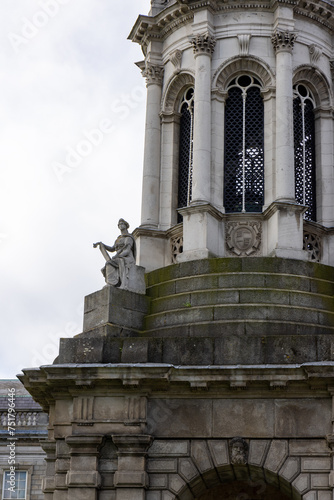 Photography Trinity College, Campanile, Library Square, Ireland's oldest university