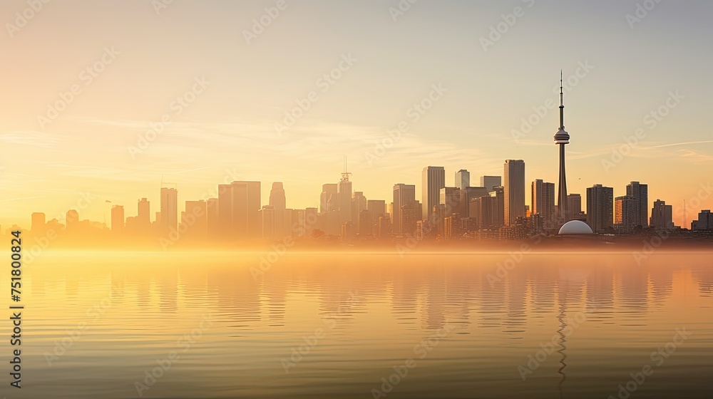 Fototapeta premium night light city background