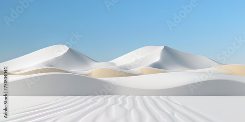 Abstract digital landscapes with digital mountains and valleys that create a sense of digital ev