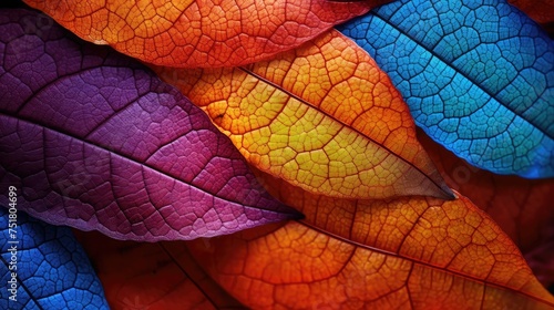 colorful bright leaves background