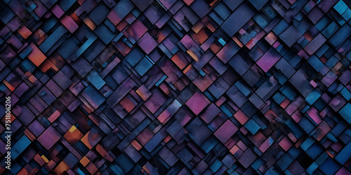 Abstrakte blaue und violette Pixeltextur