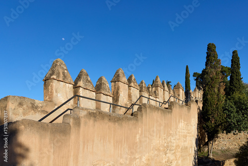 Malaga, Gibralfaro Castle, view of the city. photo