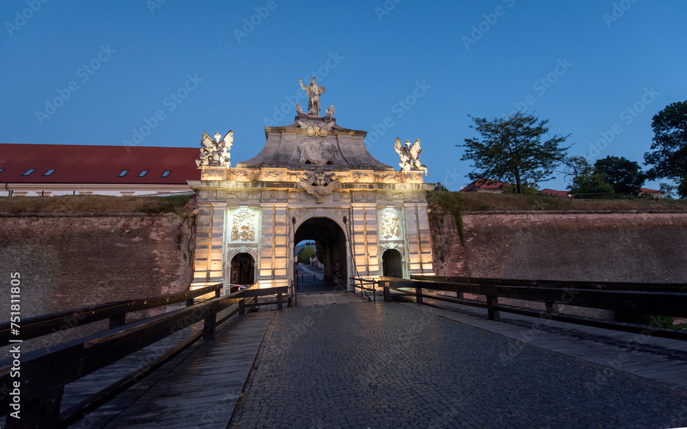 the gate of the royal palace
