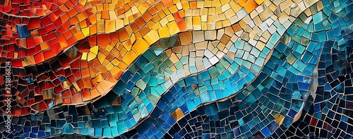 Colorful abstract background photo