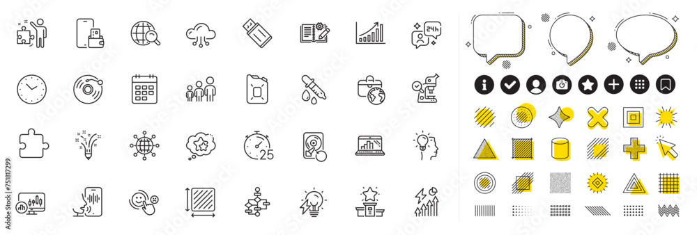 Set of Inspiration, Recovery hdd and Vinyl record line icons for web app. Design elements, Social media icons. Graph chart, Candlestick chart, Winner podium icons. Vector Set of Inspiration, Recovery hdd and Vinyl record line icons for web app. Design elements, Social media icons. Graph chart, Candlestick chart, Winner podium icons. Vector