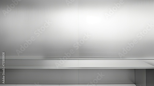 Wallpaper Mural shiny stainless silver background Torontodigital.ca