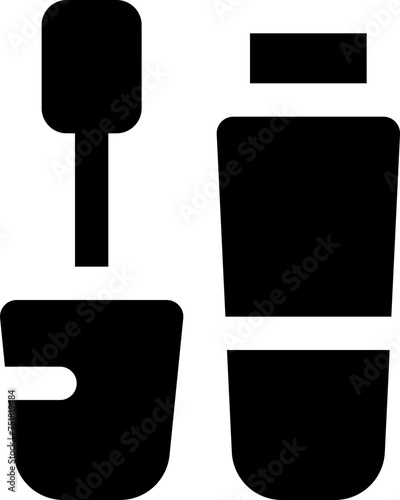 concealer icon. vector glyph icon for your website, mobile, presentation, and logo design.