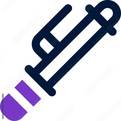 hair curler icon. vector dual tone icon for your website, mobile, presentation, and logo design.