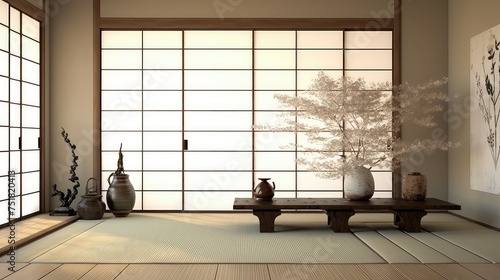 bamboo design japanese background