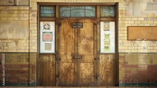 handle school door photo