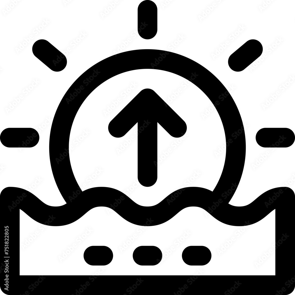 sunrise icon. vector line icon for your website, mobile, presentation, and logo design. sunrise icon. vector line icon for your website, mobile, presentation, and logo design.