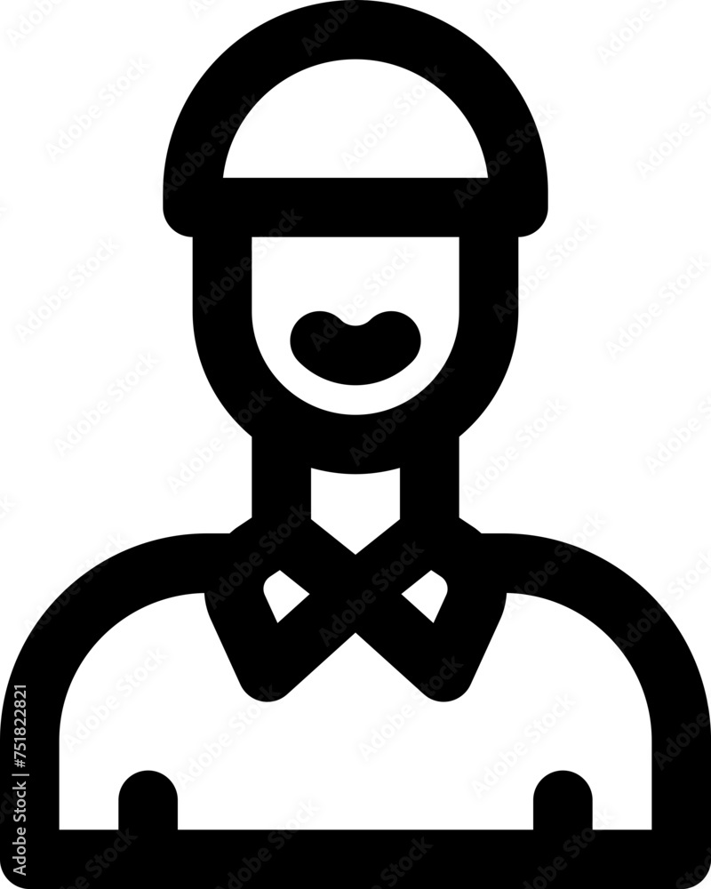 muslim icon. vector line icon for your website, mobile, presentation, and logo design. muslim icon. vector line icon for your website, mobile, presentation, and logo design.