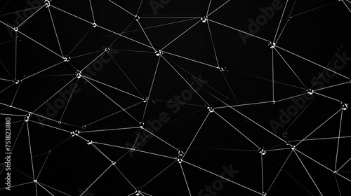 technology network lines background