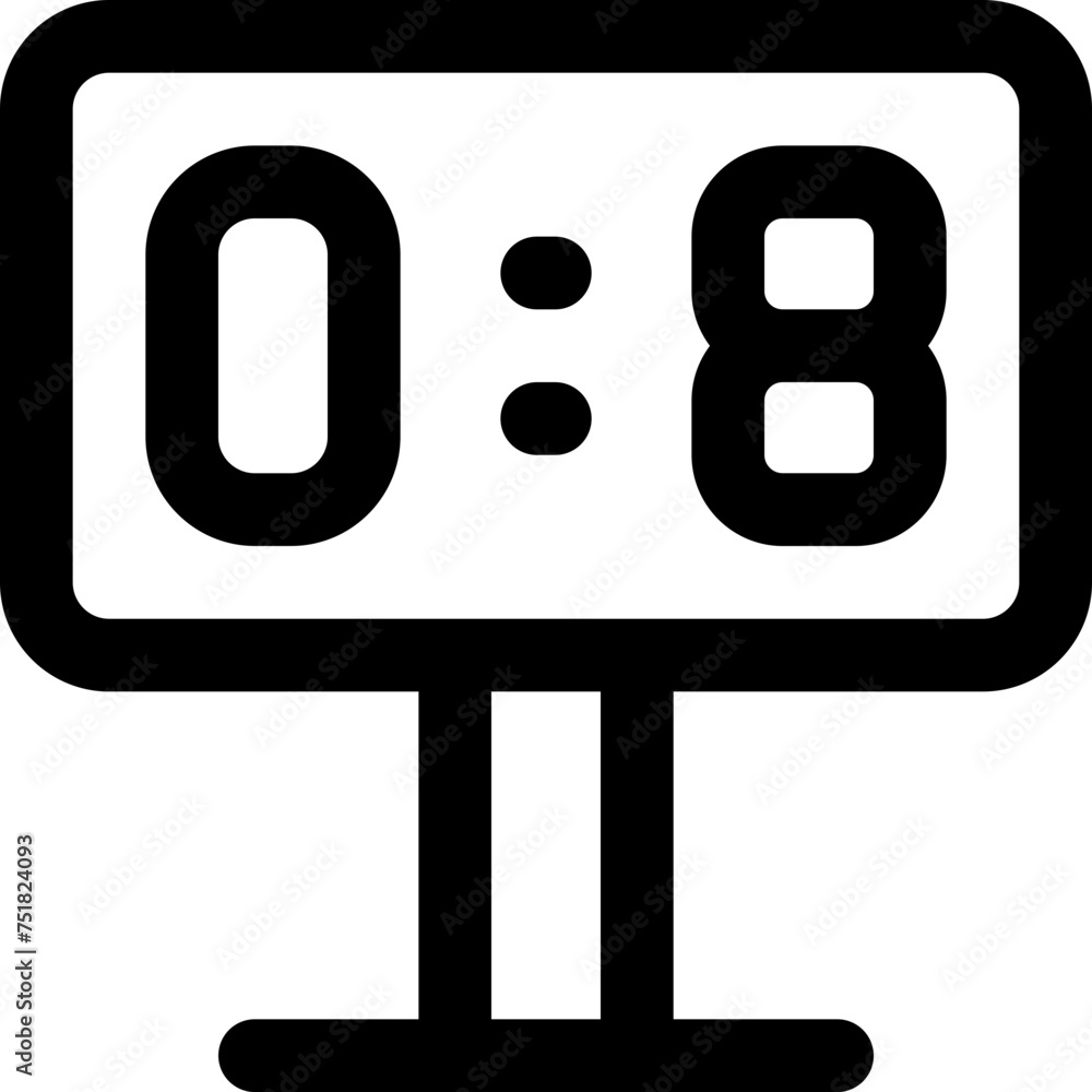 scoreboard icon. vector line icon for your website, mobile, presentation, and logo design. scoreboard icon. vector line icon for your website, mobile, presentation, and logo design.