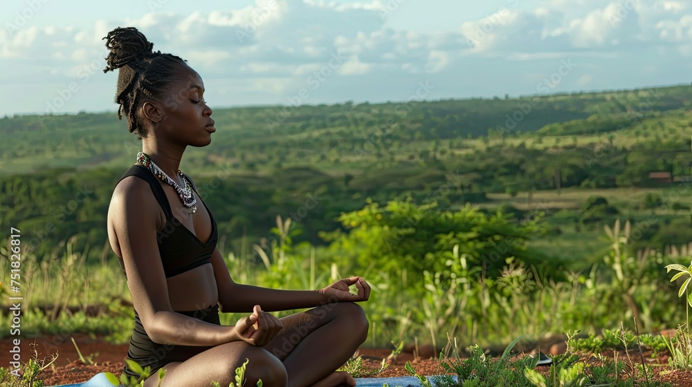 wellness yoga african
